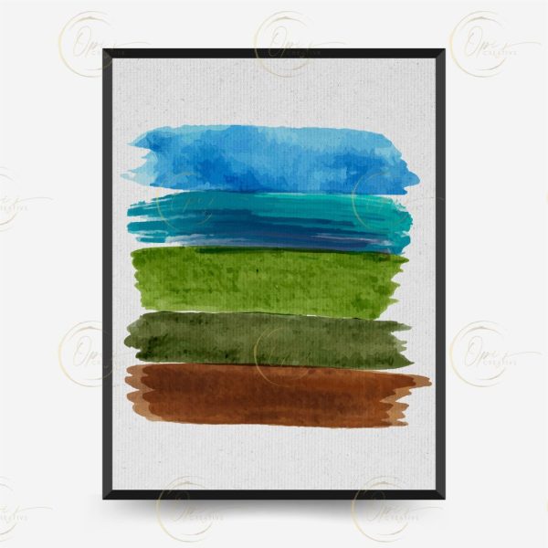 Brush Cool Printable Wall Art