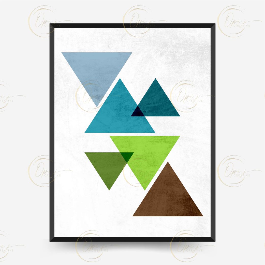 Triangles – Cool Printable Wall Art