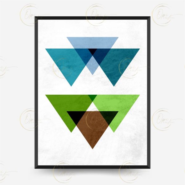 Triangles – Cool Printable Wall Art