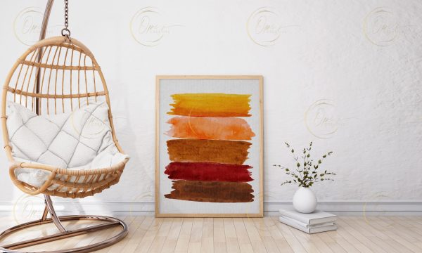 Brush Warm Printable Wall Art