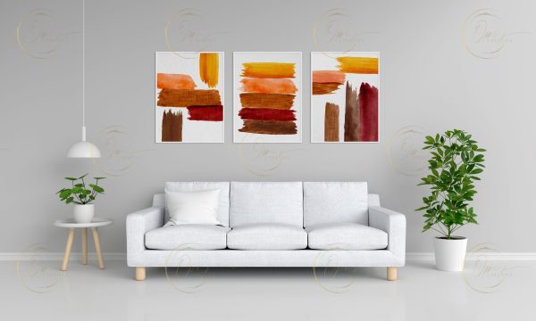 Brush Warm Printable Wall Art